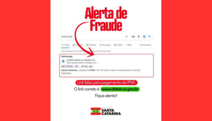 CyberGAECO intervém para derrubar acesso ao falso site de golpistas