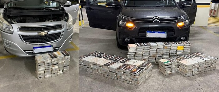 Porto Belo – Dupla é presa com mais de 300 quilos de cocaína 