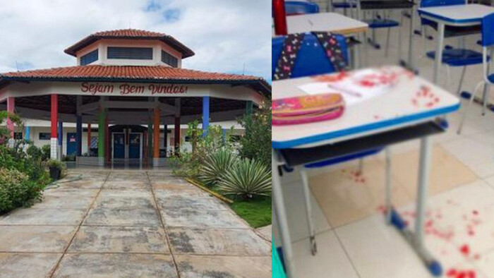Ataque - Aluno armado com machadinha ataca duas meninas de 9 anos em escola no Ceará