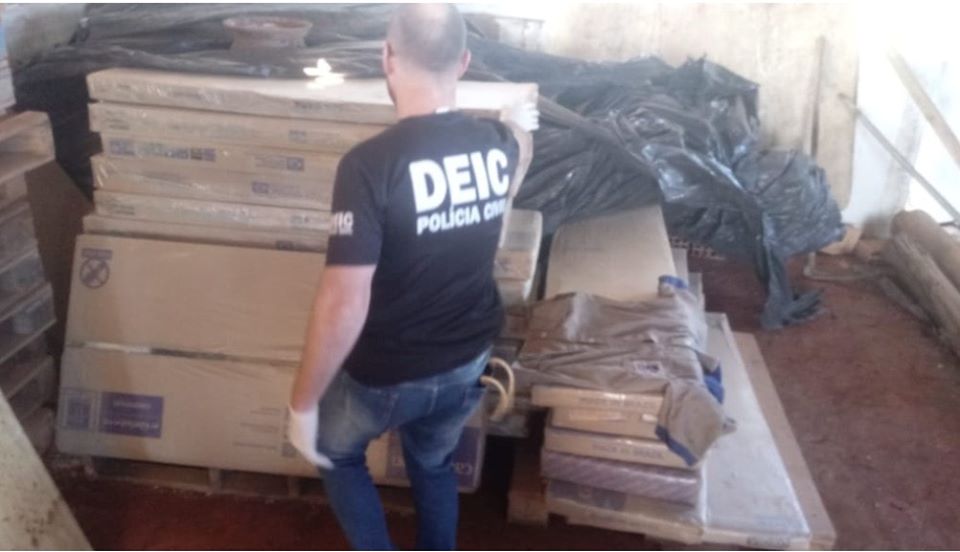 Flagrante: Polícia Civil recupera cargas roubadas em sítio na zona rural de Balneário Piçarras