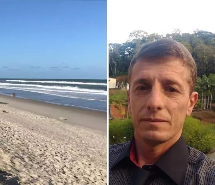 São Francisco do Sul - Morre o banhista vítima de afogamento na praia do Ervino