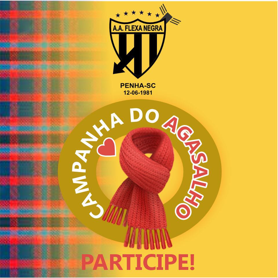 Penha – Associação Atlética Flexa Negra promove campanha do agasalho “Aqueça seu Irmão”