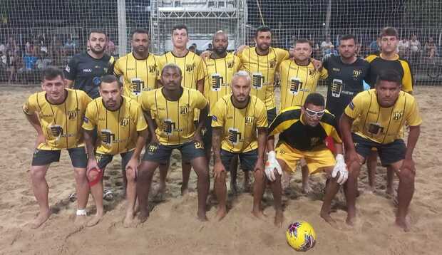 Temporal e chuva de gols na rodada na noite de ontem pela categoria Livre do Beach Soccer de Penha