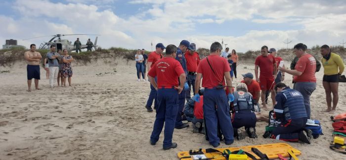 Navegantes - Jovem de 24 anos morre afogado na Meia Praia