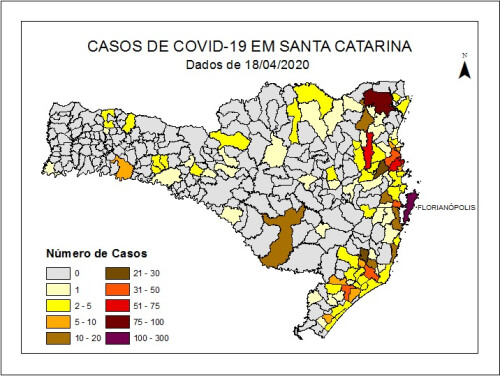 Coronavírus: Cerca de 67% das cidades com casos da COVID-19 em SC estão ao longo de rodovias federais