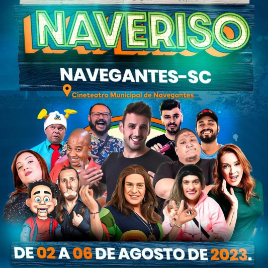 Navegantes – Cineteatro Municipal recebe Naveriso - 1º Festival de Comédia de Navegantes