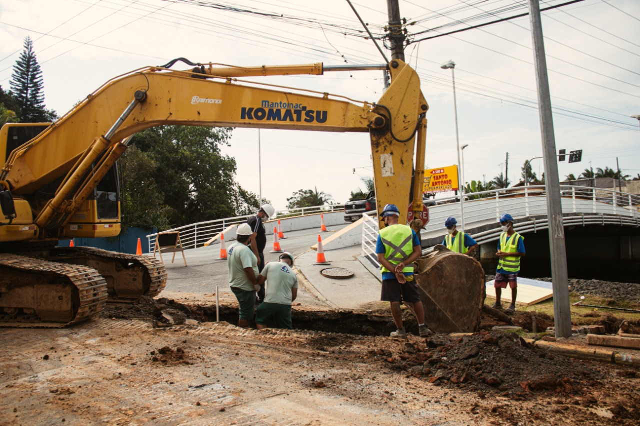 Balneário Piçarras: Avenida Getúlio Vargas é interditada parcialmente para obras da nova via de acesso