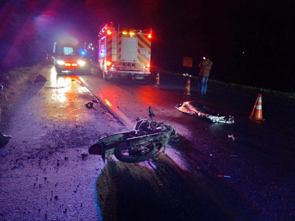 Araquari – Motociclista morre em acidente no km 36 da BR-280