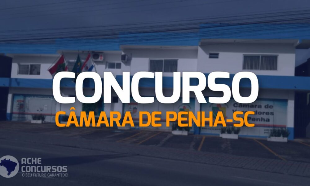Câmara de Vereadores de Penha promove novo Concurso Público