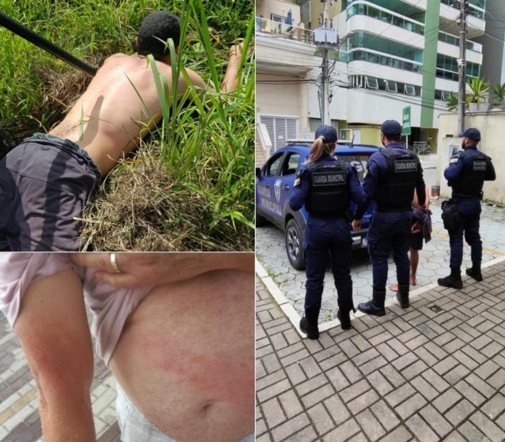Itapema - Homem ataca duas pessoas a golpes de faca na Meia Praia