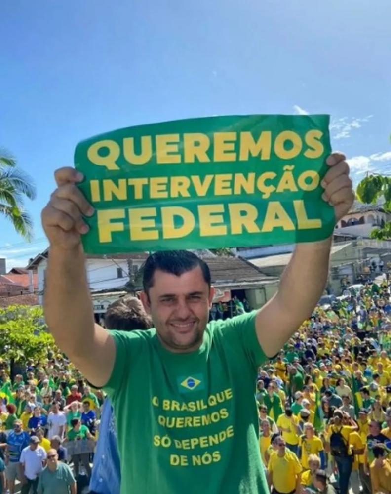 Lesa Pátria – Pastor de Blumenau é preso em operação contra suspeitos de financiar atos golpistas