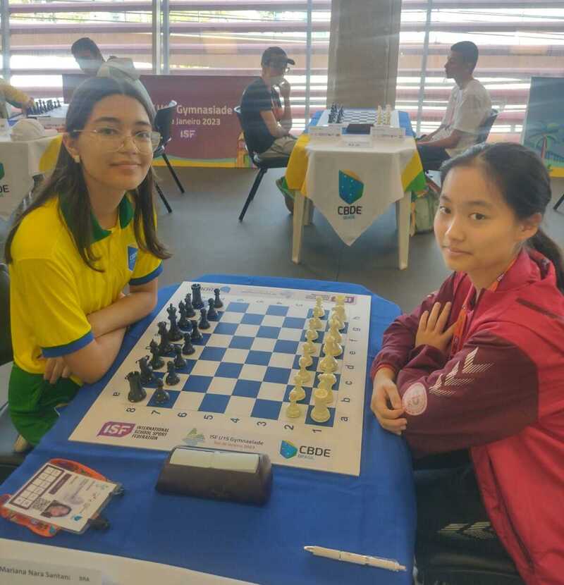 Penha - Enxadrista Mariana Nara da Costa conquista quarta colocação no Mundial Escolar