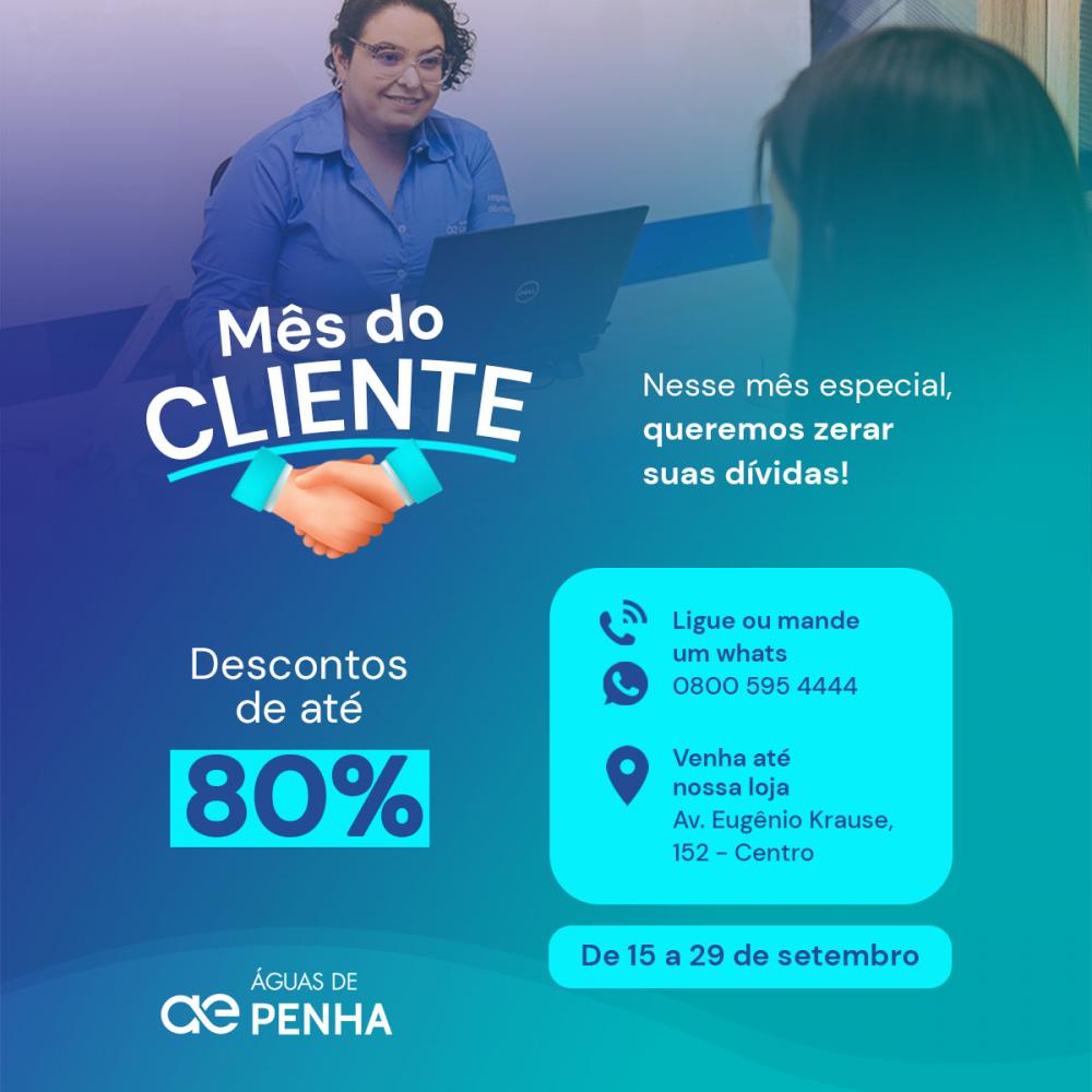 A Águas de Penha lança nesta sexta-feira o Dia do Cliente